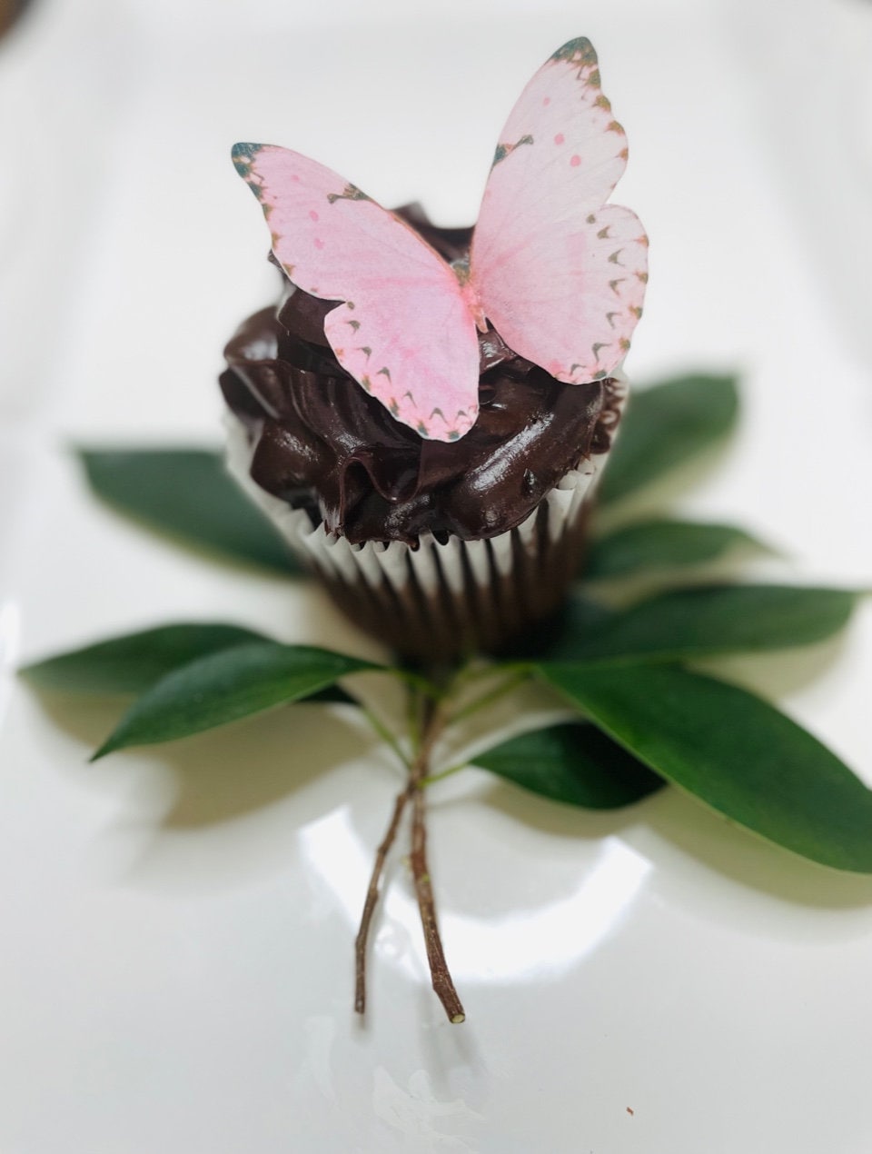 Hot pink Edible Pre-Cut 3D Wafer Paper Butterflies - Multi-Sized Edible Butterflies