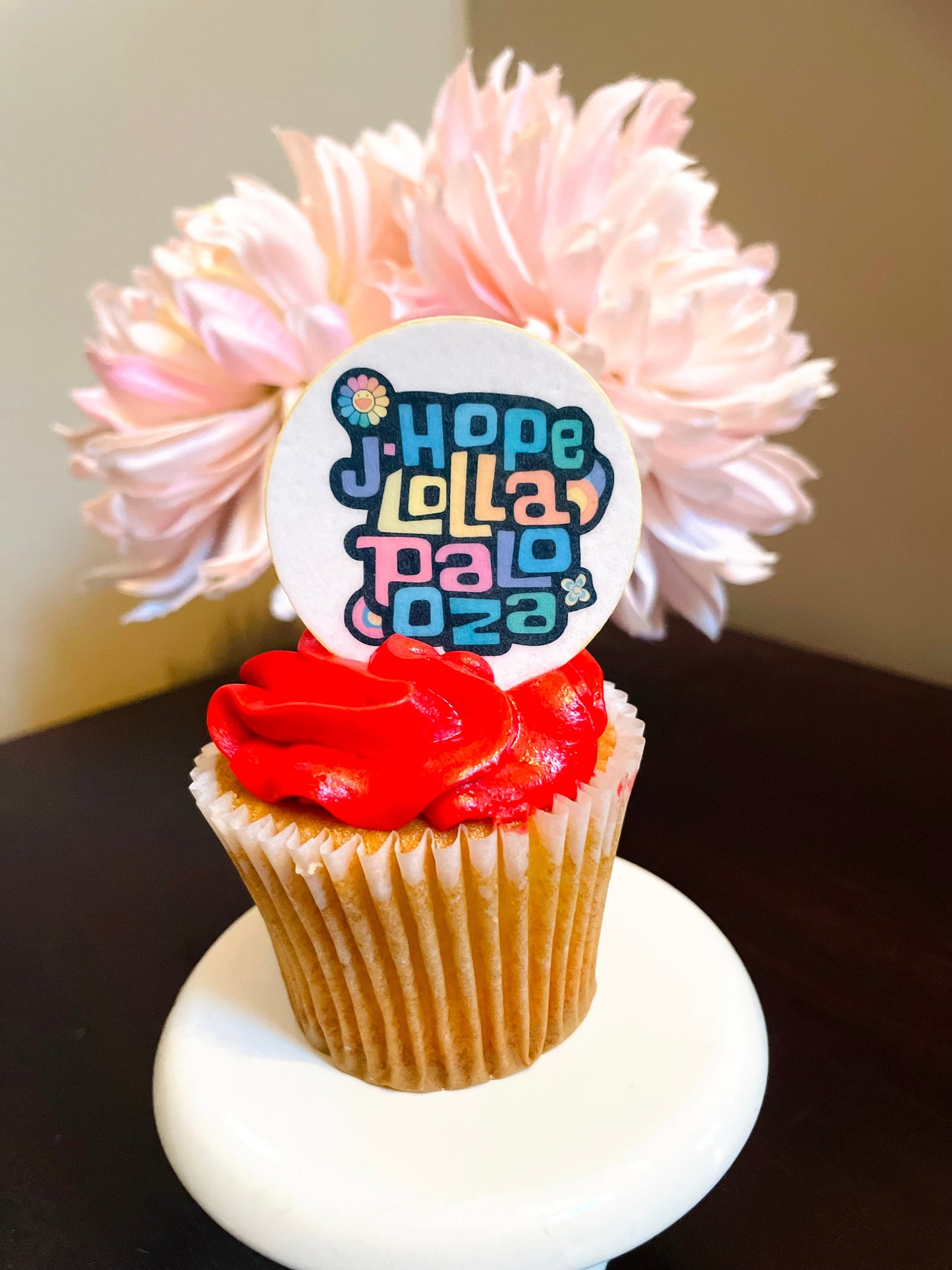 J-Hope Hobipalooza BTS cake cupcake toppers - Edible BTS cake toppers