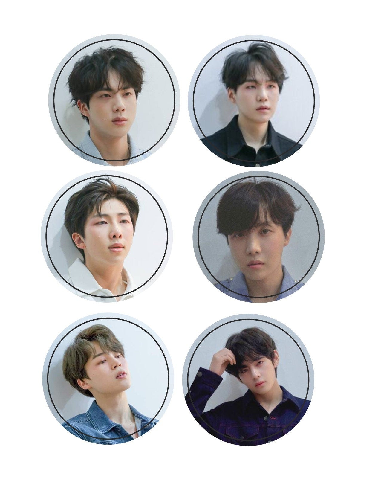 BTS Coffee BTS Love Yourself -Tear Custom Edible Drink Toppers Confetti for drinks/bakedgoods/marshmallows